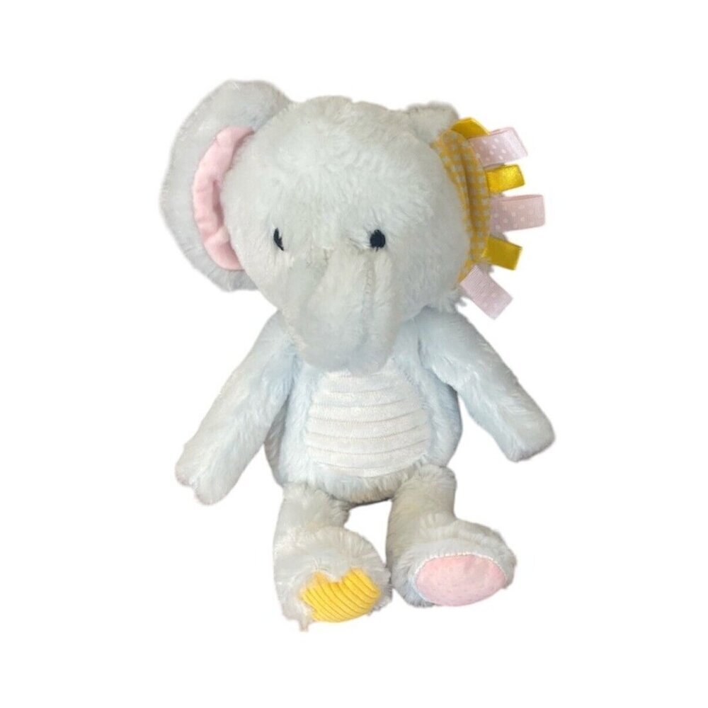 Sensory Snug-gables The Land Of Make Believe Ideas Elephant Plush Rattle Toy